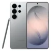 Samsung Galaxy S26 Ultra en color plata, vista frontal y trasera con S Pen